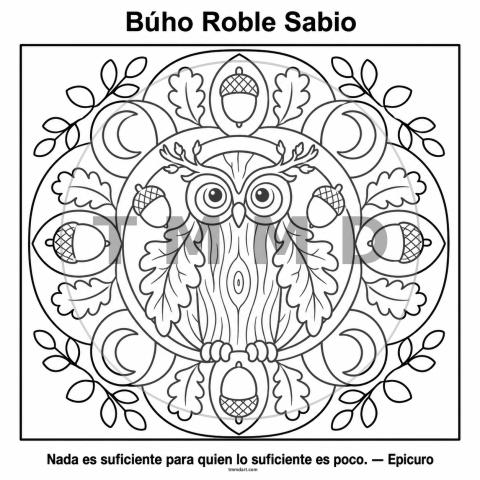 Búho Roble Sabio