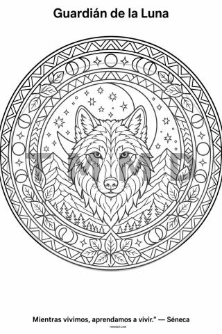 Moon Guardian Mandala