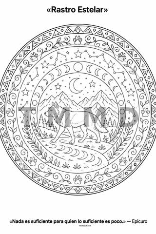Starlit Trail Mandala