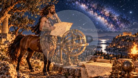 Thessalian Centaur Astronomer