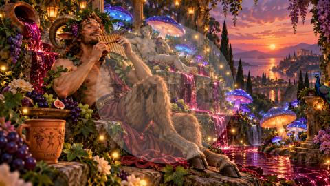 Faun in the Delirious Garden