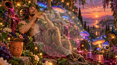 Faun in the Delirious Garden
