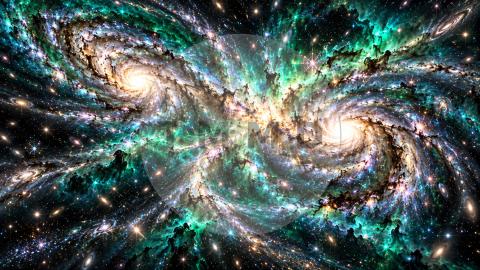 Emerald Collision in Deep Space
