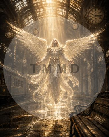 Ángel en la Estación del Tiempo