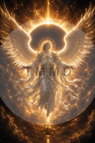 Ángel del Eclipse Radiante