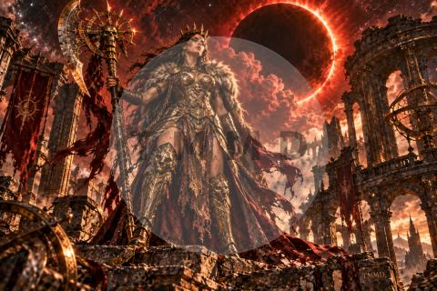 Centinela del Eclipse Carmesí / Sentinel of the Crimson Eclipse