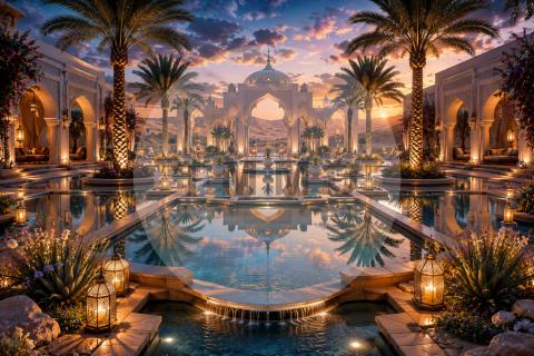 Desert Mirror Oasis