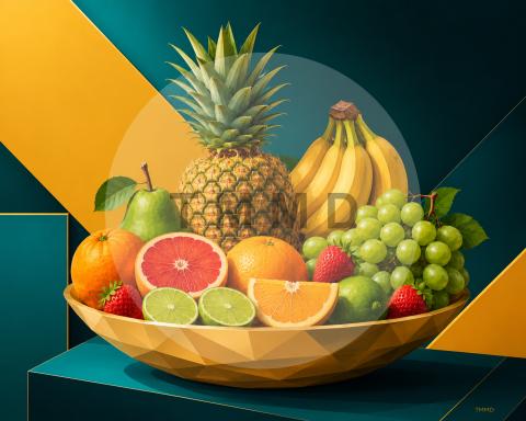 Cuenco solar de piña y cítricos