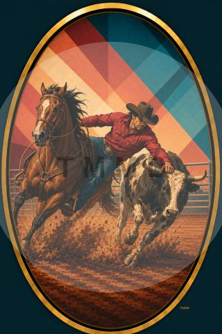 Steer Wrestling Geometry