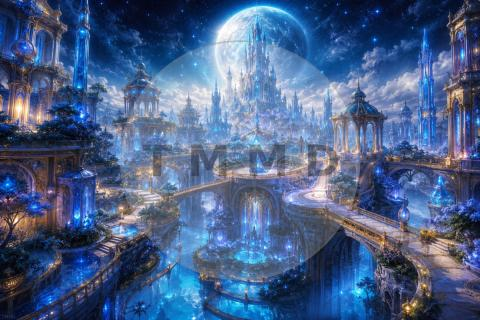 Sapphire Celestial Labyrinth
