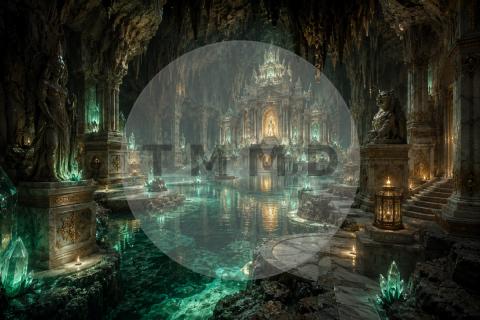 Santuario Subterráneo de Luz Esmeralda