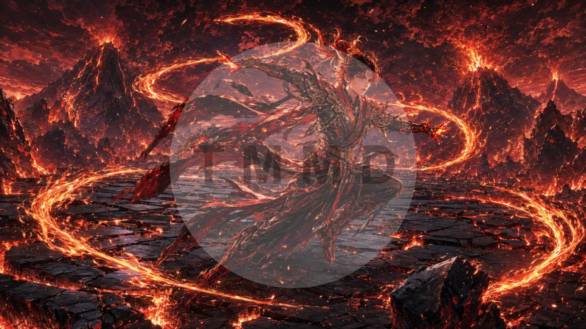 Guardiana del Fuego Carmesí