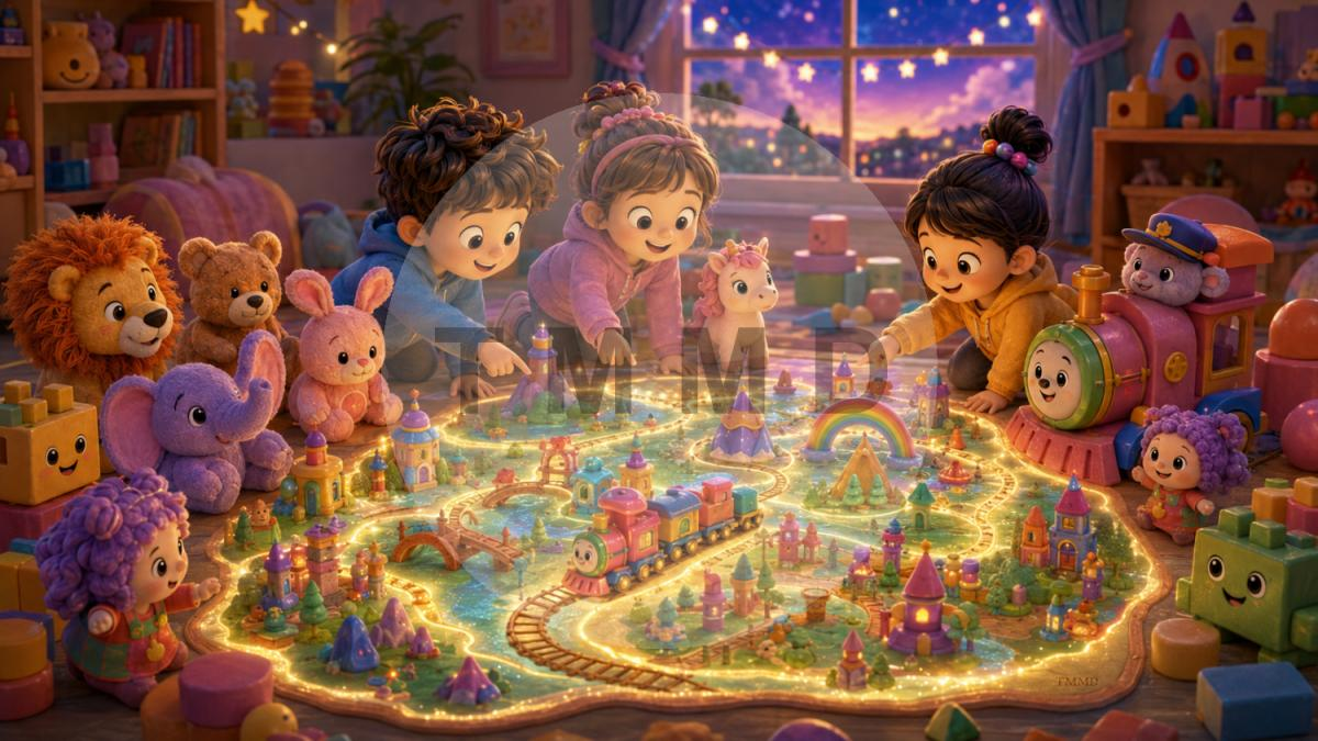 The Glowing Map of the Playroom