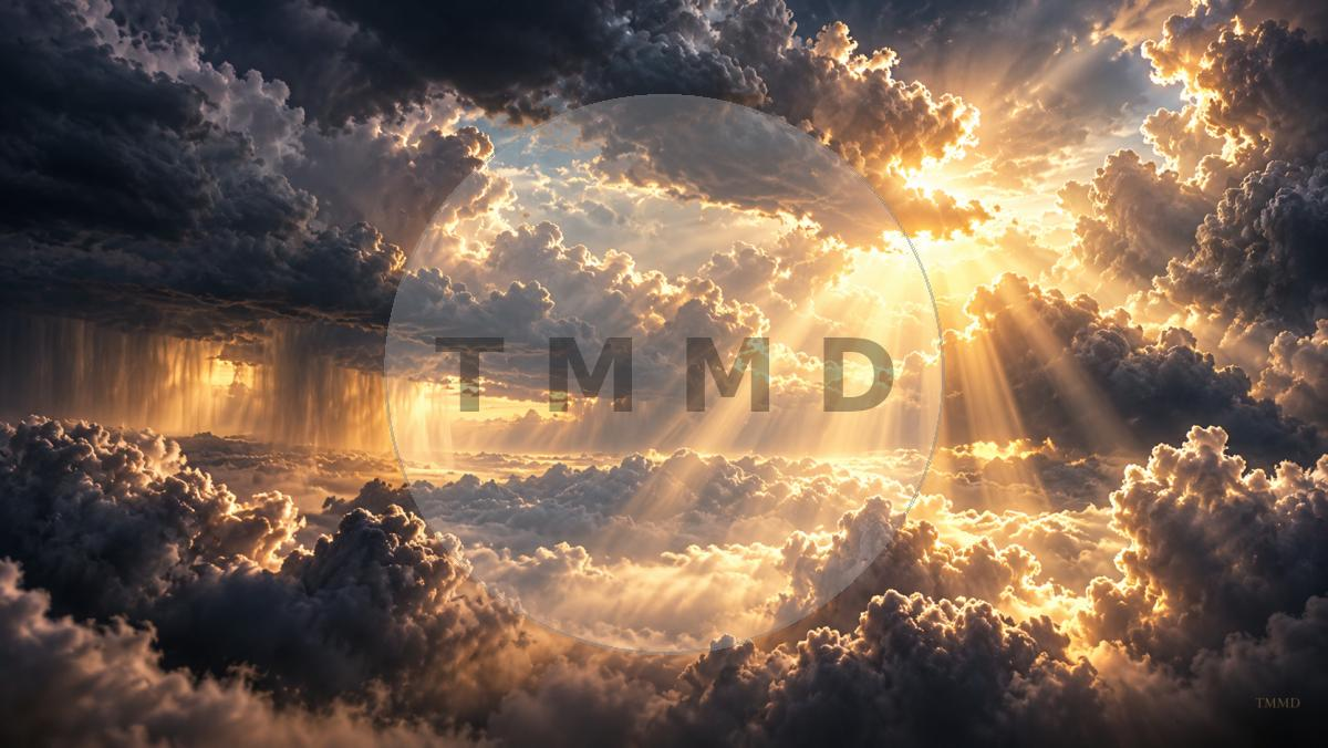 Rayos divinos tras la tormenta