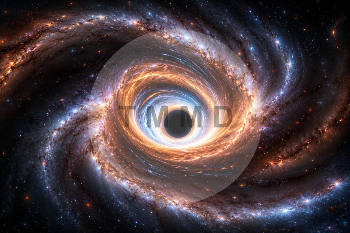 Galaxia espejo de agujero negro