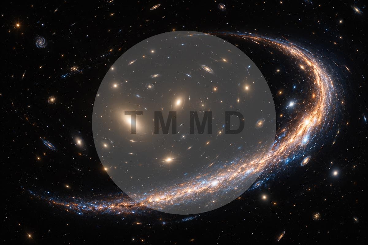 Galaxia del Arco de Titán en el Borde del Tiempo