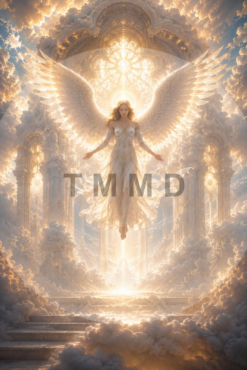 Angel Above the Cloud Cathedral