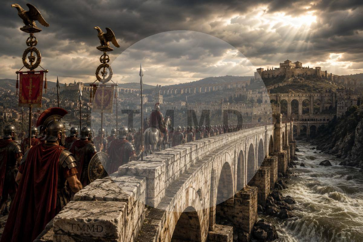 Legión en el Puente de Mármol
