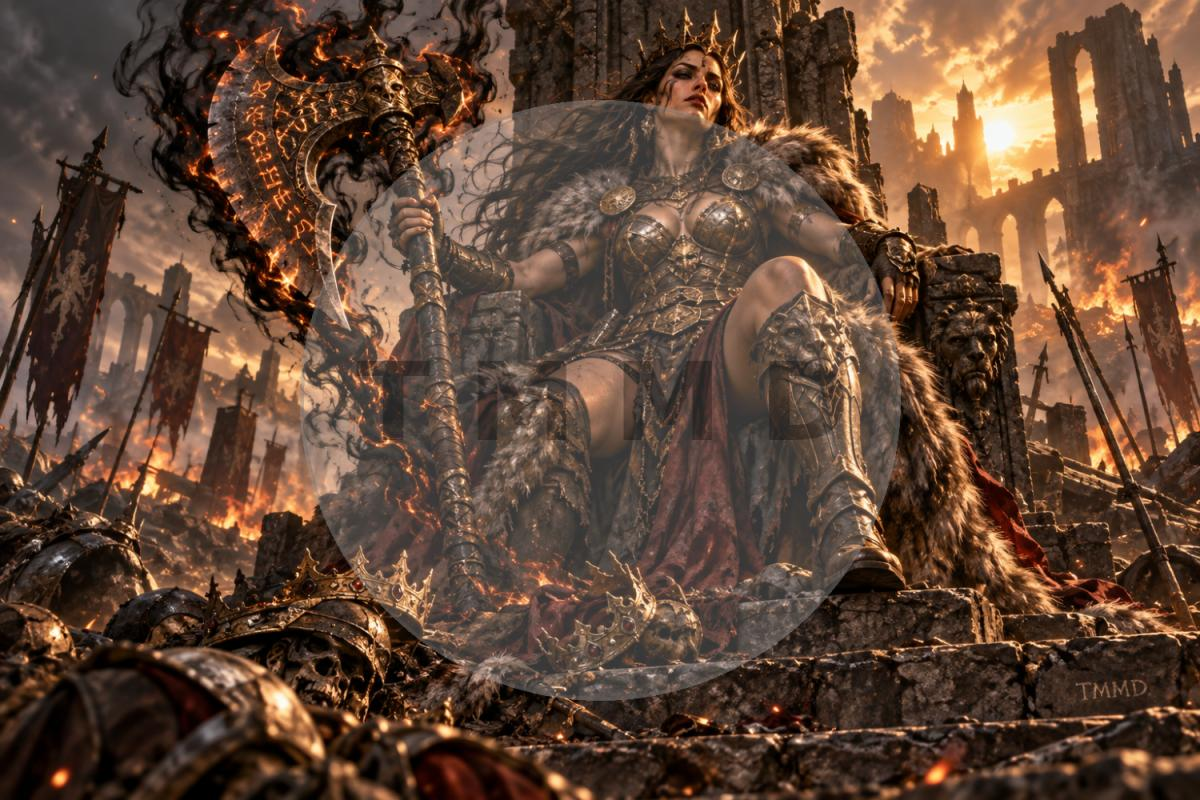 Barbarian Queen of Black Fire