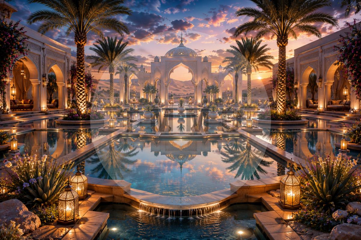 Desert Mirror Oasis