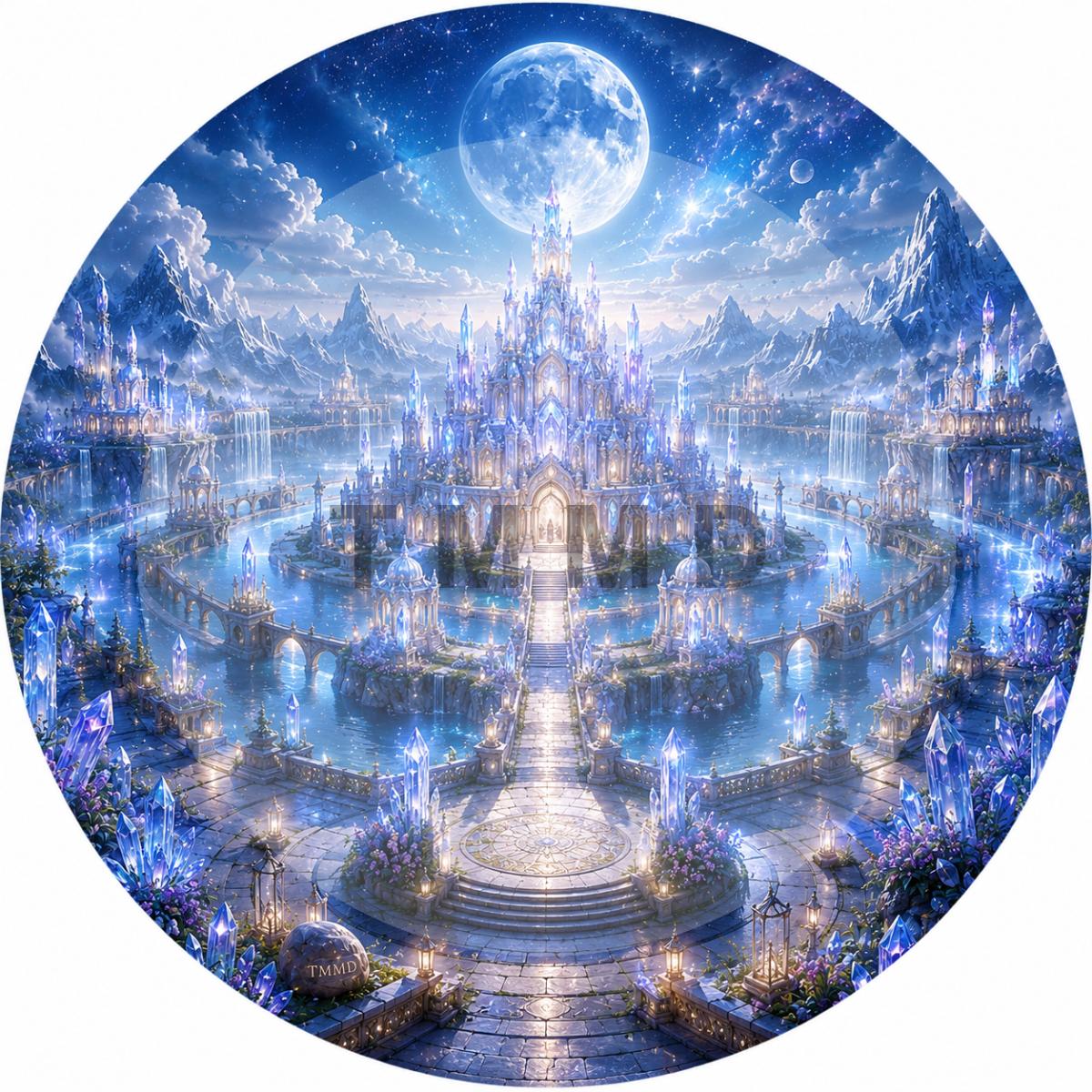 Reino de Cristal bajo la Luna Azul