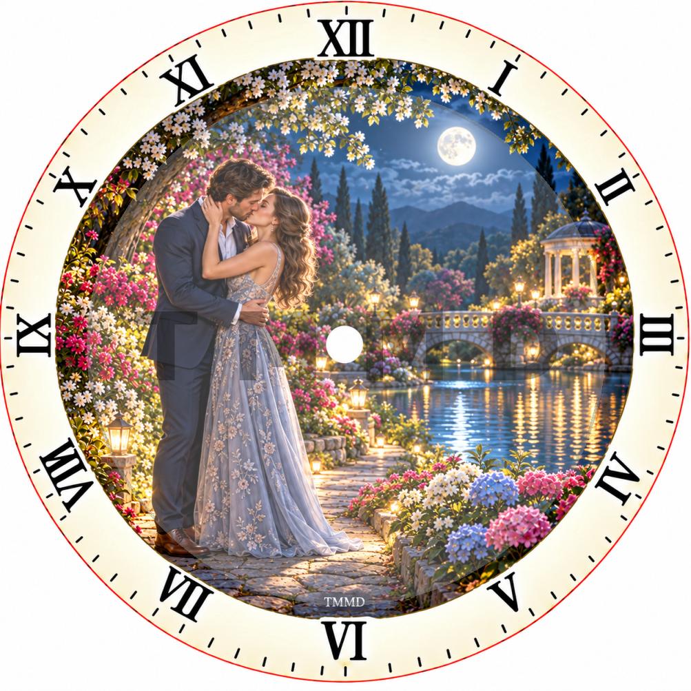 Harmonious Affectionate Lovers Kissing Tenderly By