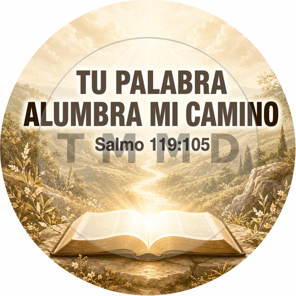 Premium bíblico circular, La Palabra de Dios, fort