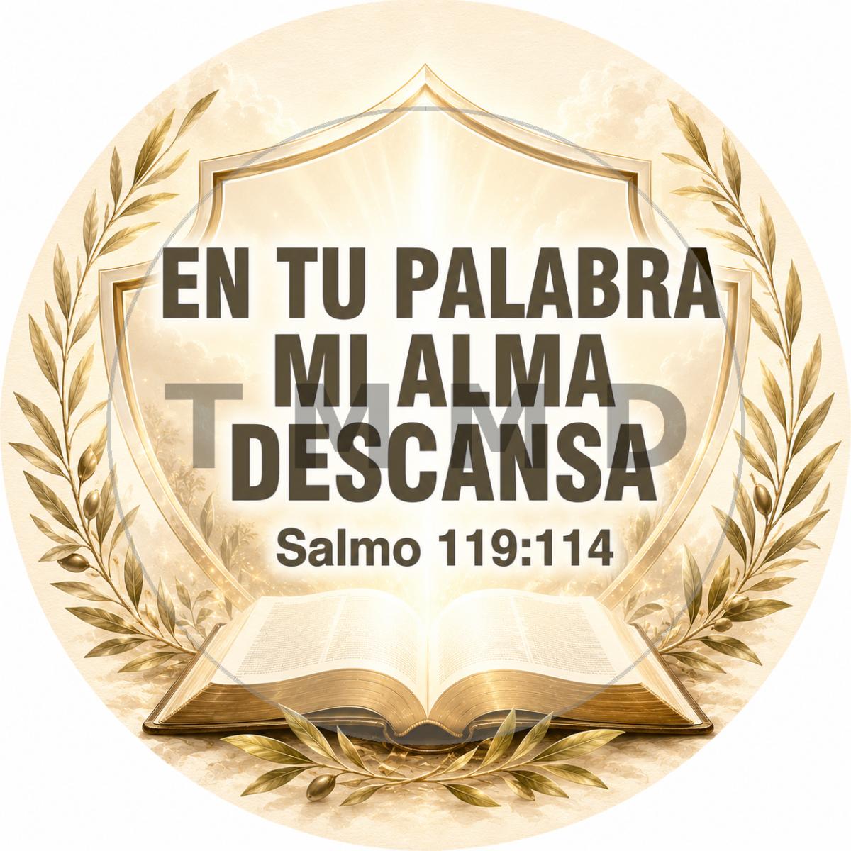 Premium bíblico circular, La Palabra de Dios, conf